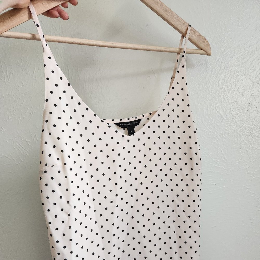 NWT Pink Polka Dot Camisole Blouse by Banana Republic